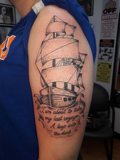 Explore finger lettering tattoo ideas, creative tattoo ideas in Georgetown, available at Body Art Tattoos