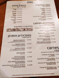 Tasca do Joel à Peniche carte