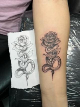 Explore leo and libra tattoo ideas, creative tattoo ideas in Lanoka Harbor, available at Fine Lines Body Art Studio