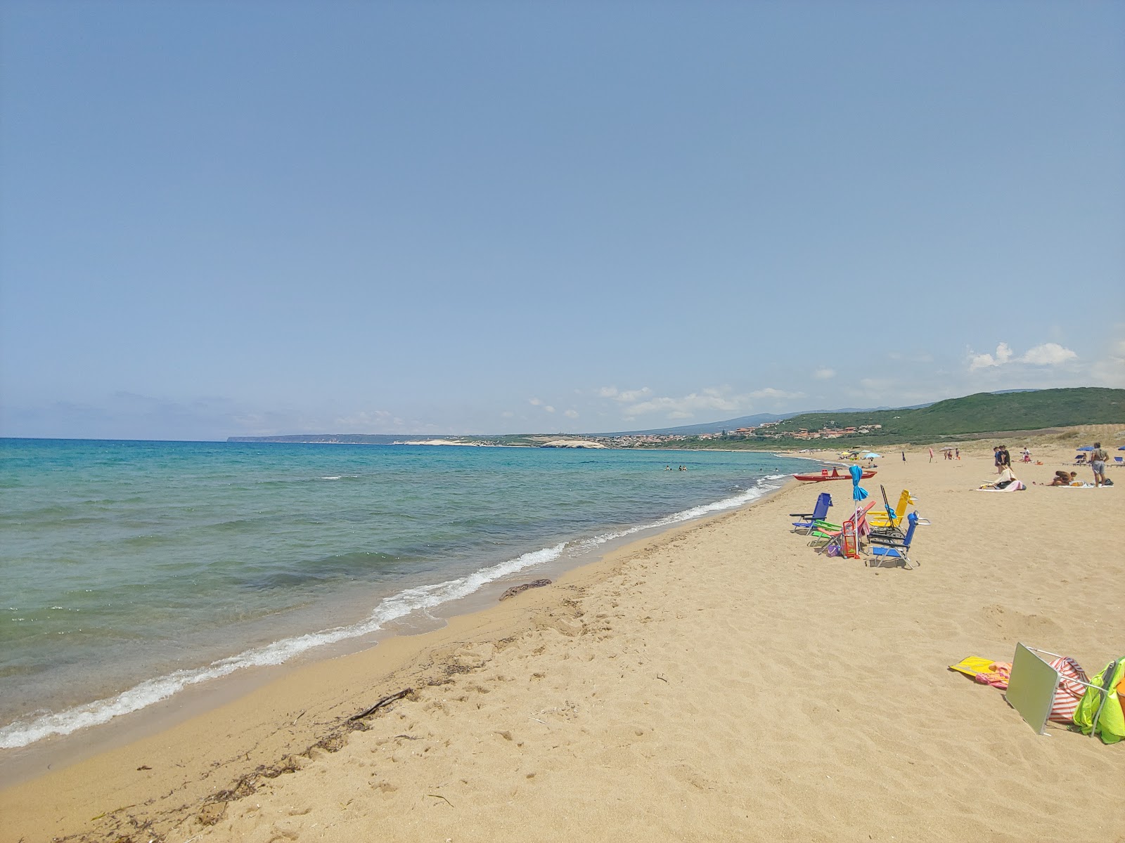 Fotografija Spiaggia Di Is Arenas z svetel pesek površino