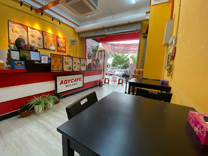 AQY Cafe Kajang - Crispy Wafel & Mango Shake King