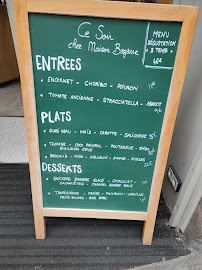Menu / carte de Maison Bagarre à Nantes