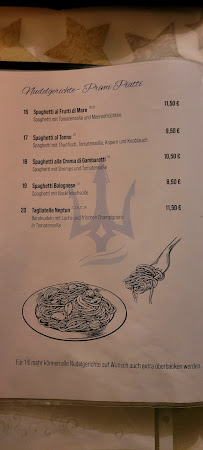 Restaurant Neptun à Weyhausen menu