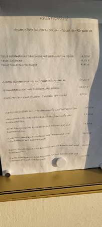 Dorfkrug Zum Klausner à Boltenhagen menu