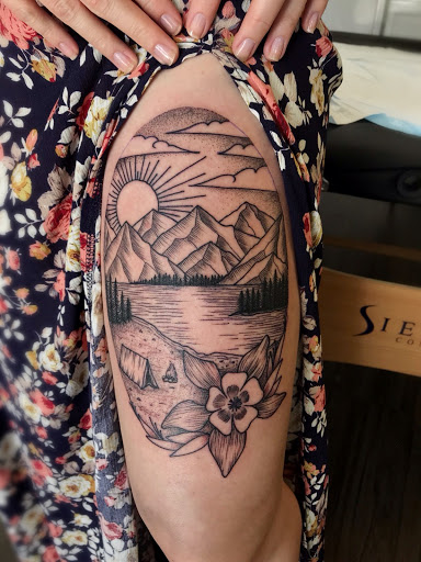 Explore stickman tattoo ideas, creative tattoo ideas in Twentynine Palms, available at Hilltop Tattoo Company