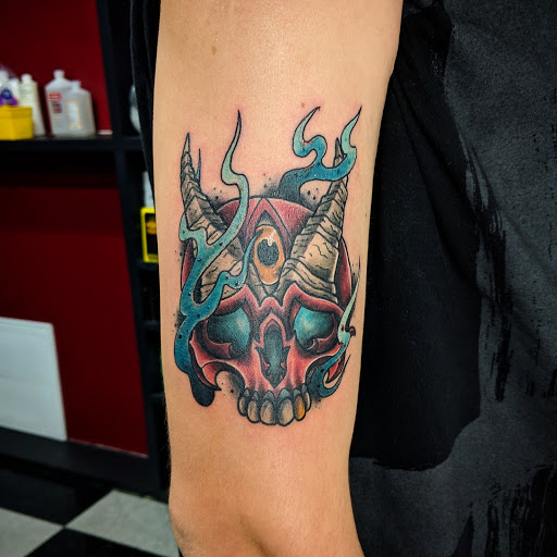 Explore achilles tattoo ideas, creative tattoo ideas in Du Bois, available at Primitive Addiction Tattoo Studio