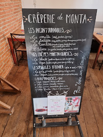 Menu du Crêperie de Monta à Vendays-Montalivet