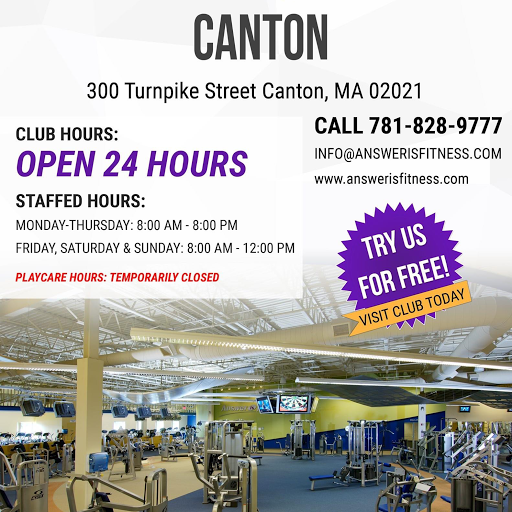 Gym «Answer Is Fitness Canton Club», reviews and photos, 300 Turnpike St, Canton, MA 02021, USA