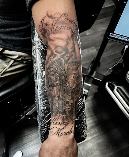 Explore lifeline tattoo ideas, creative tattoo ideas in Silver City, available at Independent Ink Tattoo