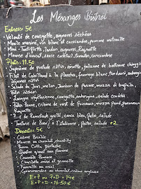 Restaurant Les Mesanges à Paris (la carte)