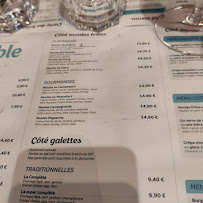 Côté Sable à Saint-Aubin-sur-Mer menu
