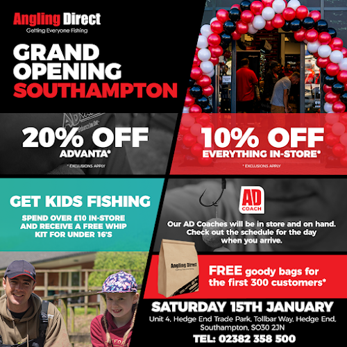 Reviews of Angling Direct Fishing Tackle Southampton in Southampton - Shop