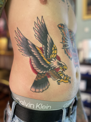 Explore cover up tattoo ideas for men, creative tattoo ideas in Hayesville, available at Studio 1891 Ink & Art