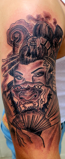 Explore deer tattoo ideas, creative tattoo ideas in Meridian, available at SK-Tattoo1