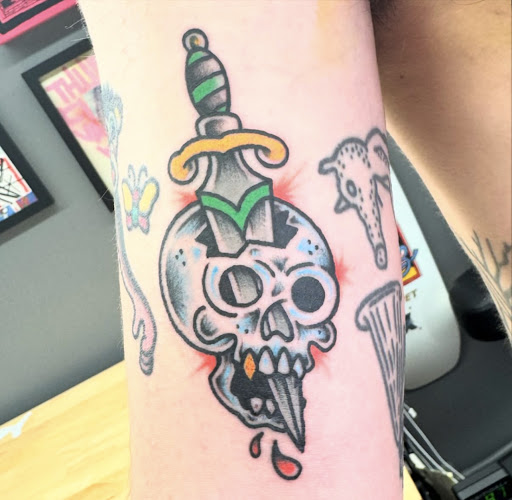 Explore long distance friendship tattoo ideas, creative tattoo ideas in Baltimore, available at Rippd Canvas Tattoo Shop Artists Social Club