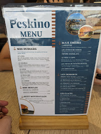 Menu / carte de Peskino à Saint-Quay-Portrieux
