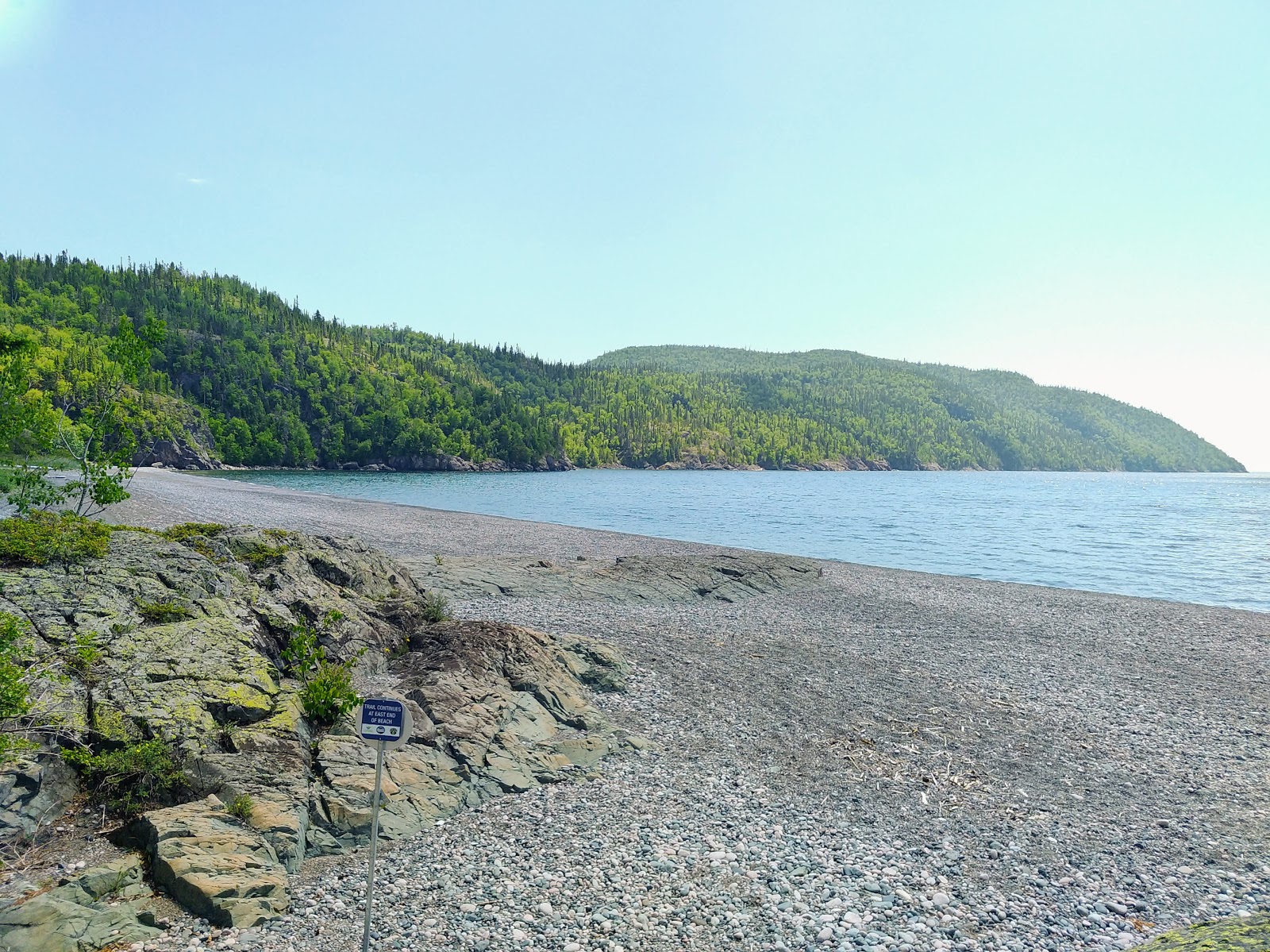 Foto av Schreiber Beach med rymlig strand