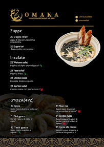Omaka Sushi à Policoro menu