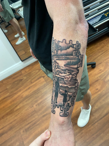 Explore star trek tattoo ideas, creative tattoo ideas in Cocoa, available at Rorschach Tattoo Shop and Piercing Studio