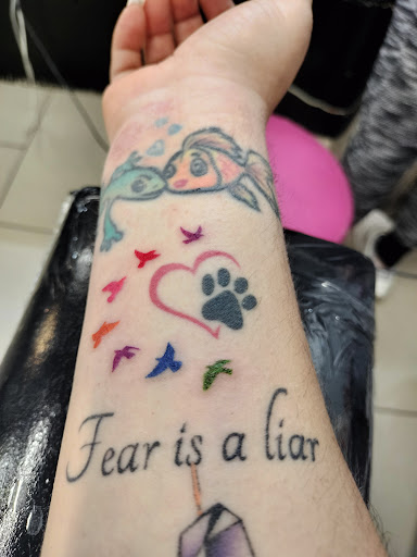 Explore vampire diaries tattoo ideas, creative tattoo ideas in San Antonio, available at Adrenaline Tattoo & Body Piercing