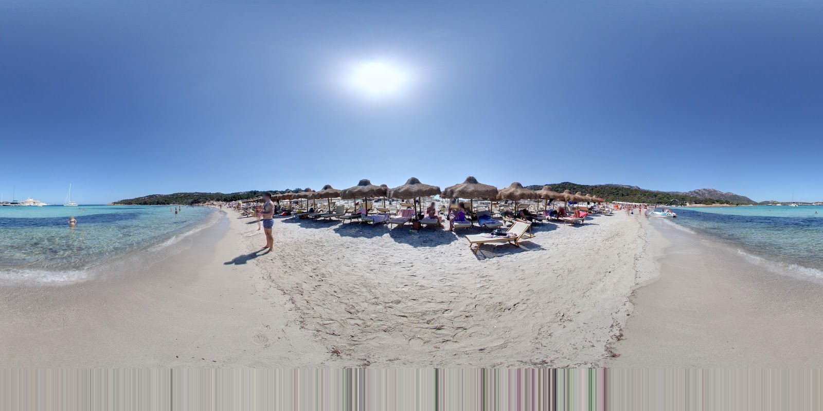 Fotografija Plaža Grande Pevero z turkizna čista voda površino