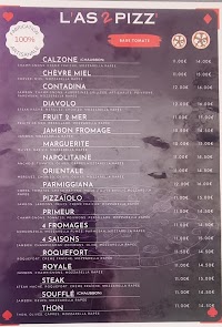 Menu du L'as 2 Pizz à Cugnaux