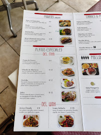 Menu du Ta Que Rico à Fabriano