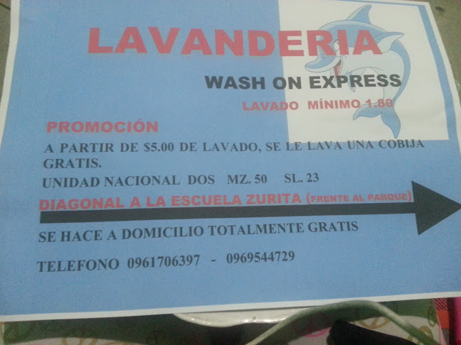 lavandería wash on express