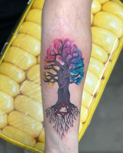 Explore forearm tattoo ideas simple, creative tattoo ideas in Nashua, available at Mayhem Ink Tattoo