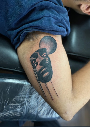 Explore memorial sleeve tattoo ideas, creative tattoo ideas in San Antonio, available at Texas Taboo Tattoos
