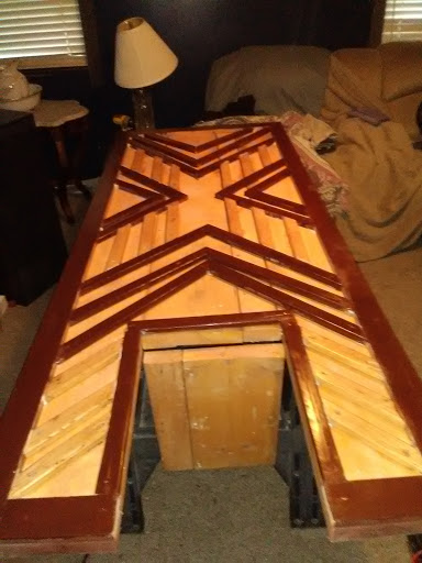 Chris's rustic barn doors