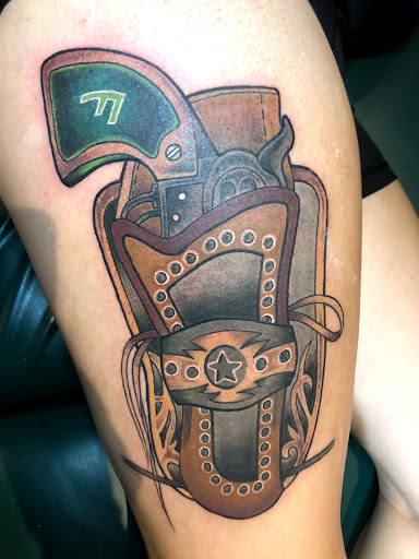 Explore dog sleeve tattoo ideas, creative tattoo ideas in Cape Coral, available at UNRIVALED INK