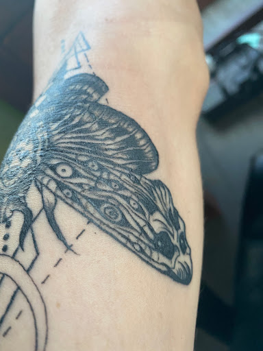 Explore finger cover up tattoo ideas, creative tattoo ideas in Houston, available at Rose & Dagger Tattoo