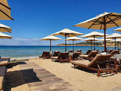 Foto van Asteras beach met hoog niveau van netheid