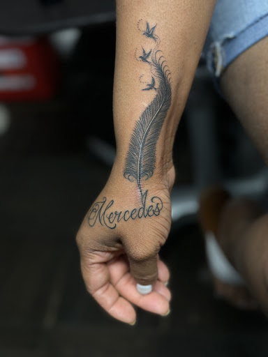 Explore name tattoo ideas on chest, creative tattoo ideas in North Brunswick, available at The City of Angels Tattoo