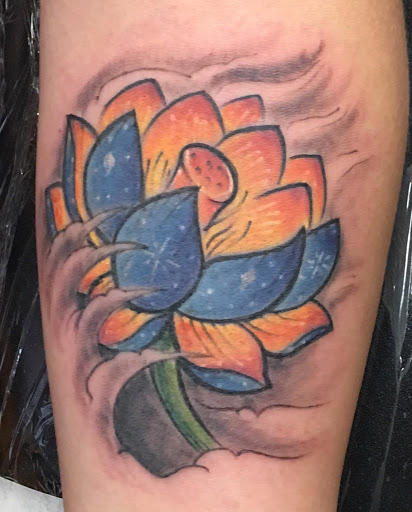 Explore bouquet tattoo ideas, creative tattoo ideas in Helena, available at Velvet Rose Tattoo