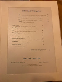 Restaurant Pavillon des Ibis à Le Vésinet (le menu)