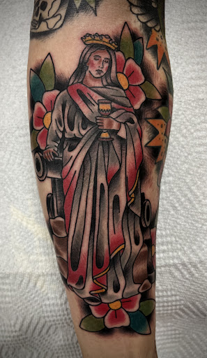 Explore breast cancer tattoo ideas, creative tattoo ideas in Oklahoma City, available at Temple Tattoo Studio Okc