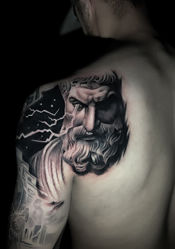Explore banksy tattoo ideas, creative tattoo ideas in Silver City, available at Independent Ink Tattoo