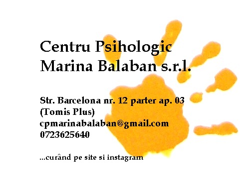 Opinii despre Centru Psihologic Marina Balaban S.R.L. în <nil> - Psiholog