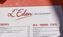 Restaurant L'Eden restaurant à Montataire (la carte)