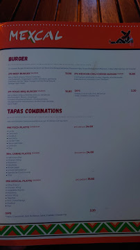 Menu du Mexcal Restaurant à Hildesheim