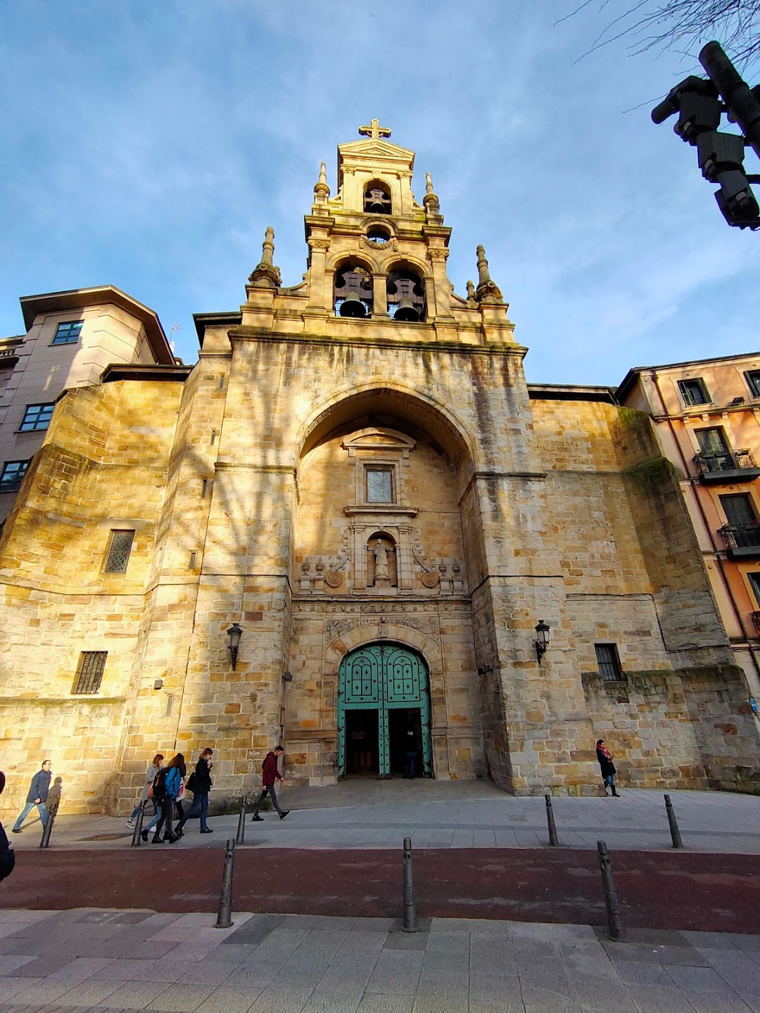 Iglesia De San Vicente Mártir De Abando En La Ciudad Bilbao