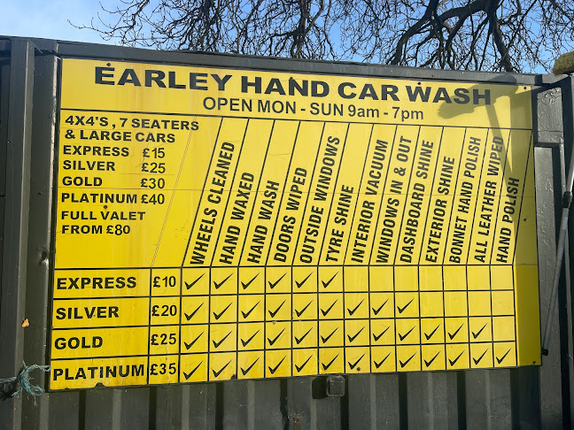 Earley Hand Car Wash - Car wash