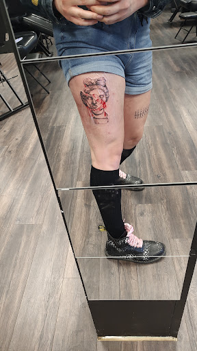 Explore hidden name tattoo ideas, creative tattoo ideas in Hampton, available at Matriarch Gallery