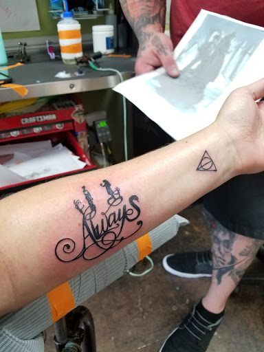 Explore elephant head tattoo ideas, creative tattoo ideas in Augusta, available at Allegiance Ink Tattoo