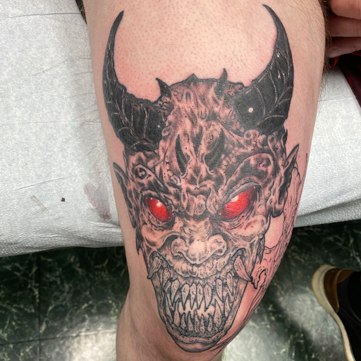 Explore japanese half sleeve tattoo ideas, creative tattoo ideas in Aurora, available at Ronin Tattoo Studio INC