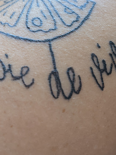 Explore dead space tattoo ideas, creative tattoo ideas in Ocean View, available at Moonlight Tattoo