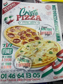 Cristo Pizza à Cachan carte