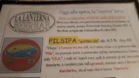 La Lanterna Beer Bar à Lovere menu